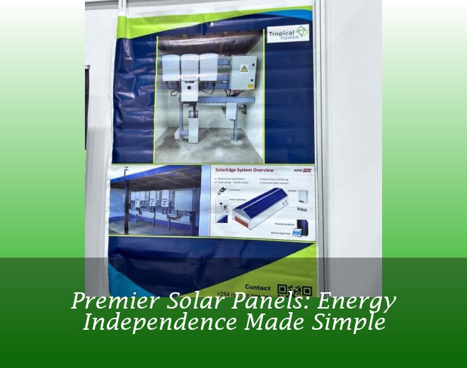 Premier Solar Panels: Energy Independence Made Simple